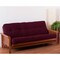Blazing Needles Renewal 7-inch Twill Full-size Futon Mattress - Burgundy - Burgundy